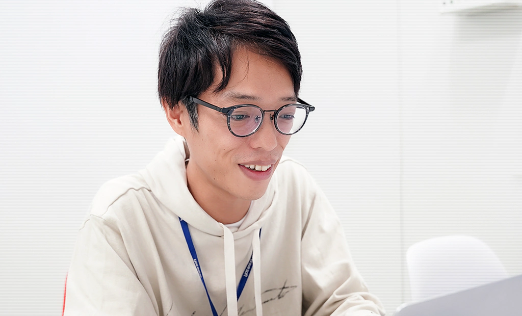 色々なことにチャレンジした学生時代は「とにかく楽しかった」と述懐する。